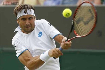 Ferrer leads 3 Spaniards into Swedish quarters