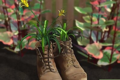 How to Decorate a Garden with Waste Material