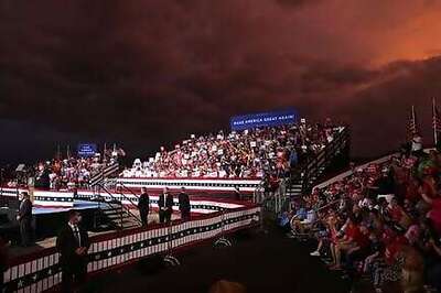 At Campaign Rally, Trump Steps Up Attacks On Biden Over China