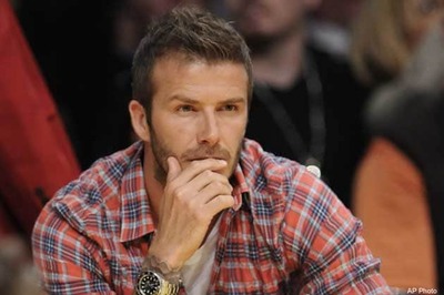 David Beckham gives sex education to son