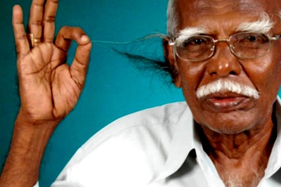 Man With World's Longest Ear Hair is a Retired School Headmaster from India