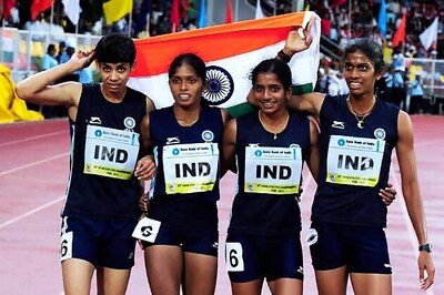 Indian women clinch gold in 4x400m relay on final day