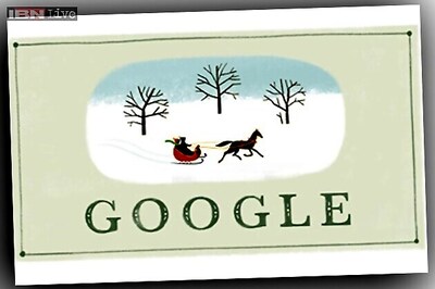 Happy Holidays: Google marks Christmas Eve with a one-horse open sleigh doodle