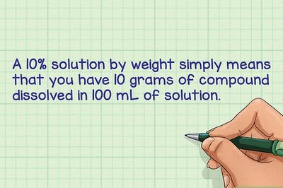 How to Make Chemical Solutions