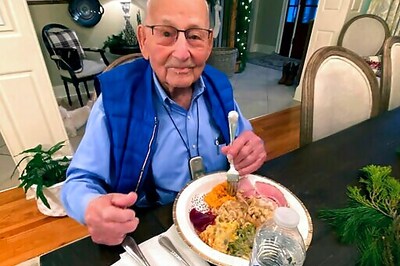 WWII Vet Who Survived COVID-19 Honored On 105th Birthday