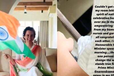 Kangana Ranaut On Drips As She Battles Dengue, Spends Independence Day Watching PM Modi Speech