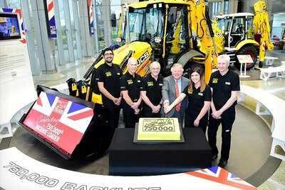 JCB Rolls-Out 750,000th Backhoe Loader from Production Line in UK