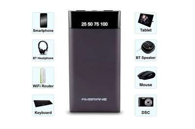 Ambrane India Launches 10000mAh PP10 Plush Series Power Bank With Digital Charging Display