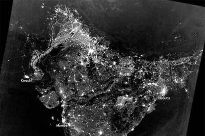 NASA releases the real India on Diwali night image