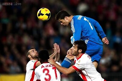 Cristiano Ronaldo has left hamstring injury