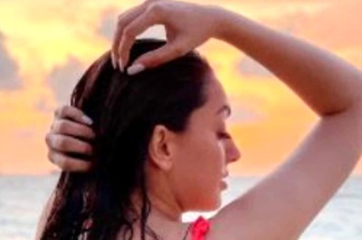 Hansika Motwani Looks Tailor-made for Showbiz in Her Pink Ruffled Bikini Picture