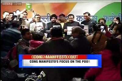 Congress manifesto promises full statehood for Delhi, cheap electricity, better security