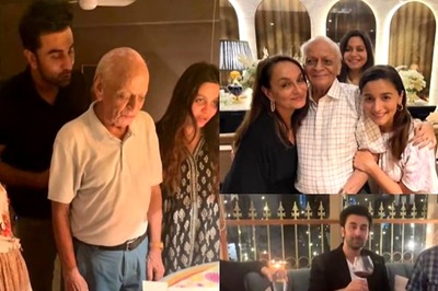 Alia Bhatt Hugs Her Grandfather, Ranbir Kapoor Enjoys a Drink With Him In Unseen Video; Watch