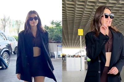 Kriti Sanon Gets Papped In Mini Skirt And Top At Airport Ahead Of Crew Release, Watch Video