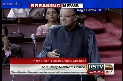 Live: Not satisfied with FM Jaitley's reply on black money, Congress, SP walk out from Rajya Sabha