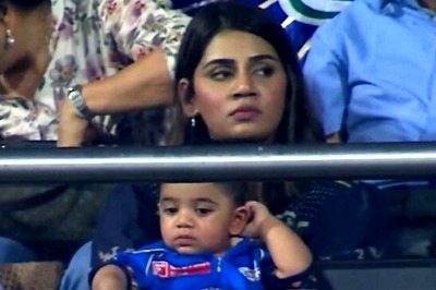 MI vs SRH: Jasprit Bumrah's Son Angad Makes First Public Appearance, Photos Go Viral