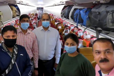 Small Group of Indian Officials Coordinating Evacuation Missions at Kabul Airport