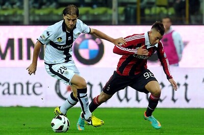 AC Milan held on 1-1 draw against Parma