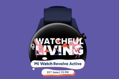 Xiaomi Mi Watch Revolve Active With Always-on Display, SpO2 Monitor to Launch in India on June 22