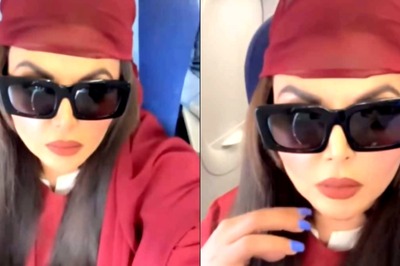 Rakhi Sawant Stuck In Flight After Private Jet Skids Off Mumbai Airport Runway; Watch Video