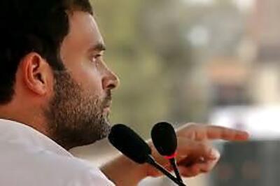 BJP talks about development, but not about poor and tribals: Rahul