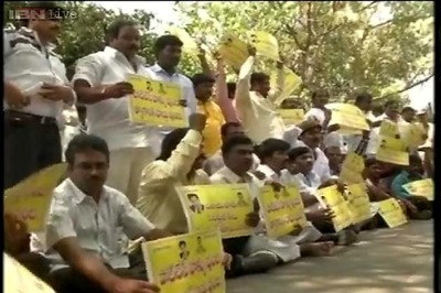 TDP, BJP workers protest over pre-poll alliance in Andhra