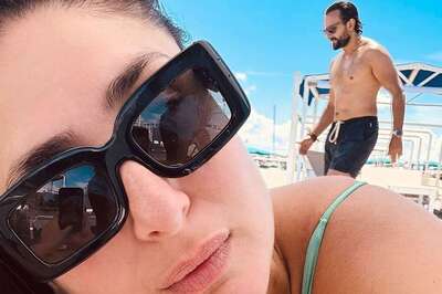 Shirtless Saif Ali Khan Photobombs Kareena Kapoor's Sun-Kissed Selfies From London; See Viral Photos