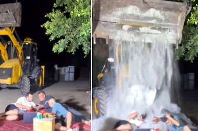 Watch: JCB Machine Turns Picnic Into A Dusty Chaos