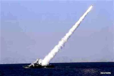 Iran test-fires missiles in Gulf exercise