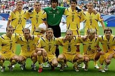 Rebrov, Shevchenko do it for Ukraine