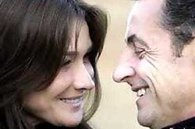 It was love at first sight for Carla Bruni