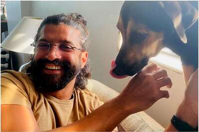 Farhan Akhtar Shares Adorable Pic with Pet Dog Jimmy, Shibani Dandekar Shows Love in Comments