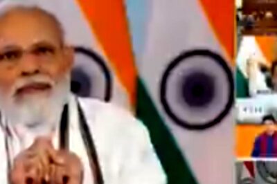 ‘Mannerless’ Kejriwal, Taunts Delhi BJP as AAP Chief Stretches during PM Video Meet | WATCH