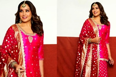 Bipasha Basu Kicks Off The Festive Season In a Vibrant Sharara Set