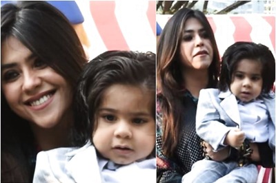 Ekta Kapoor Throws Party as Son Ravie Turns One, See Pics