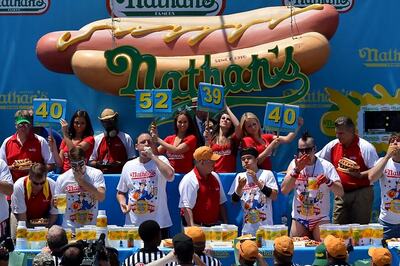 72 Hot Dogs Meet Their End at The Hands of ‘Jaws’ in Decades Old Contest