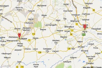 3 killed, 6 injured in a road mishap on Agra-Jaipur highway