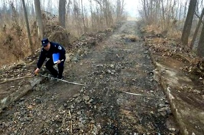 Highway Robbery: Chinese Man Steals Road, Sells Chunks to Stone Material Factory