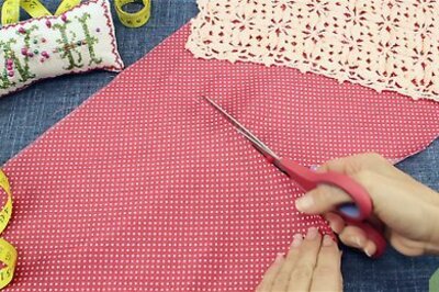 How to Sew Crochet to Fabric