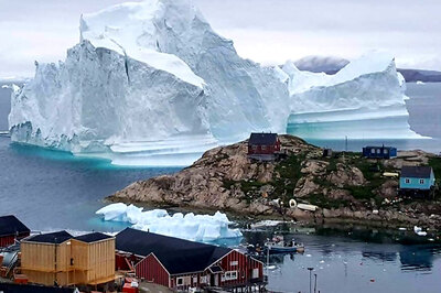 Huge Iceberg Drifts Close to Greenland Village, Causing Fears of a Tsunami