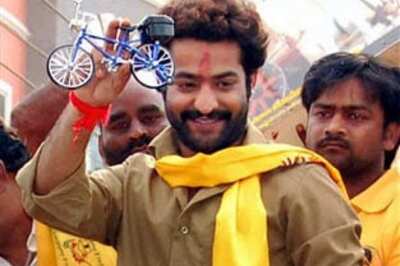 Junior NTR comes on stretcher to vote