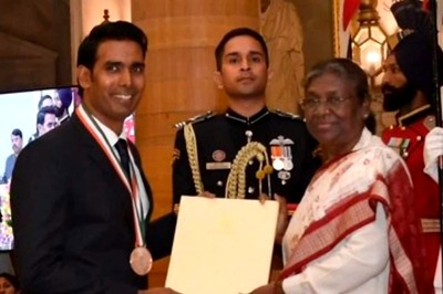 National Sports Awards 2022: Sharath Kamal Achanta Receives Major Dhyan Chand Khel Ratna Award