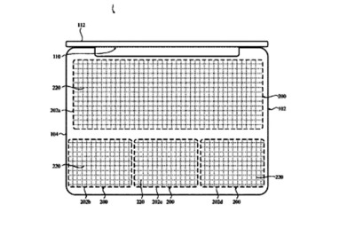 Apple's New Patent Reveals Huge Customisable Touch Panel in Place of Physical Keyboard on MacBook