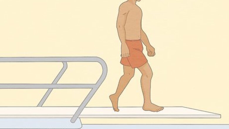 How to Do a Swan Dive From the Side of a Swimming Pool