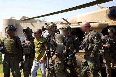 IDF Releases Dramatic Rescue Video Of Hostage From Hamas Tunnel In Gaza | Watch