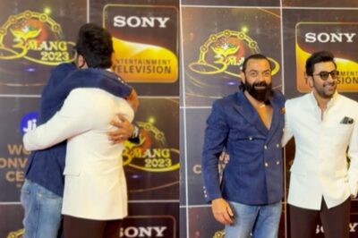 Animal Stars Ranbir Kapoor And Bobby Deol Reunite, Give Each Other The Tightest Hug; Watch Viral Video