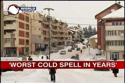 Europe under worst cold spell in years; 160 dead