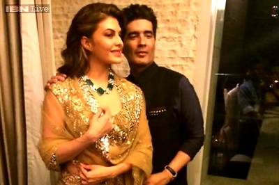 Look of the day: Jacqueline Fernandez steals the show as she walks the ramp with Manish Malhotra wearing his creation