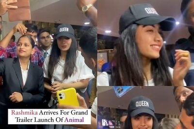 Rashmika Mandanna Gets MOBBED As She Reaches Mumbai for Animal Trailer Event Amid Deepfake Row | Watch