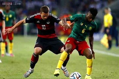 Germany show rustiness in draw with feisty Cameroon